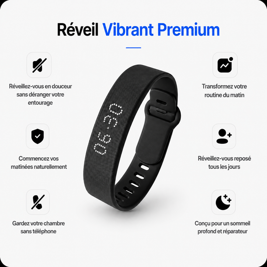Onyx — Réveil vibrant silencieux